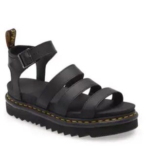 NWOT Dr. Martens Blaire Hydro Leather Sandals Size 9 Women’s